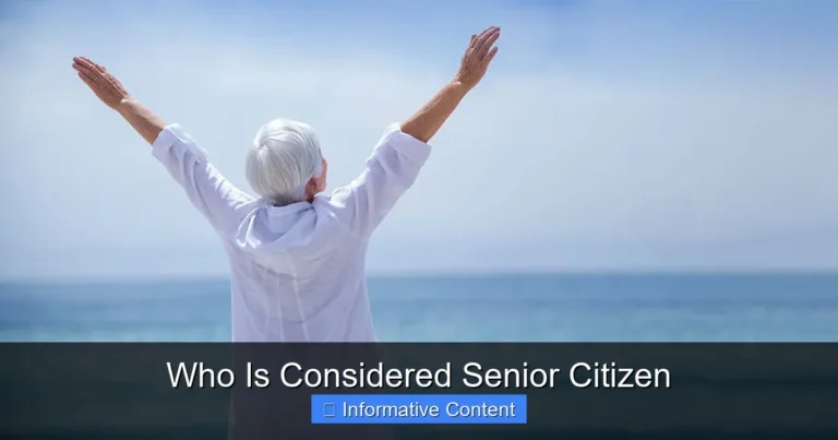 Who Is Considered Senior Citizen
