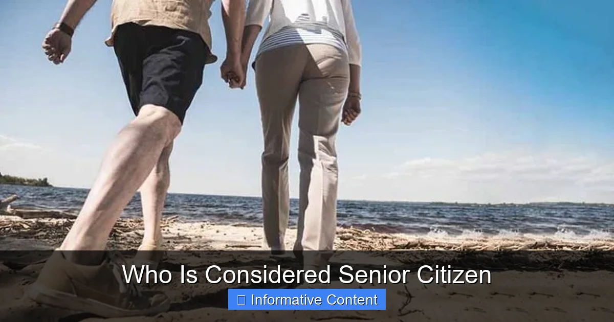 Who Is Considered Senior Citizen