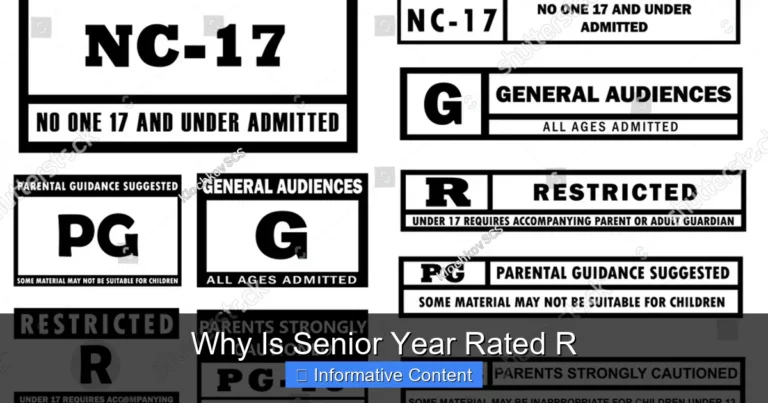 Why Is Senior Year Rated R