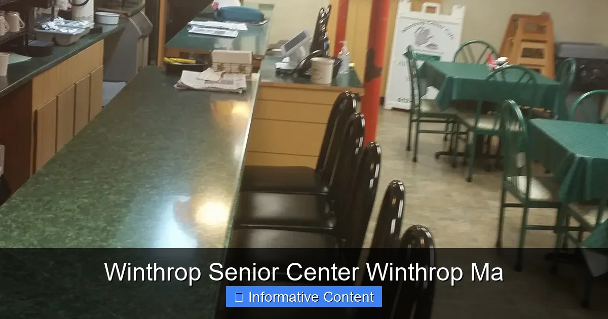 Winthrop Senior Center Winthrop Ma