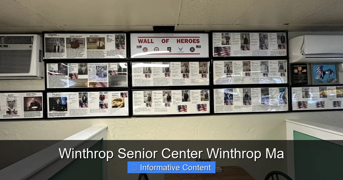 Winthrop Senior Center Winthrop Ma