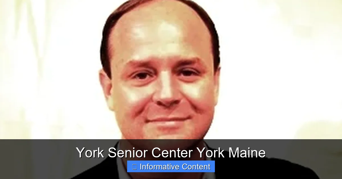 York Senior Center York Maine