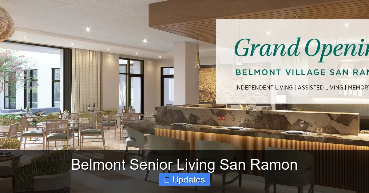Belmont Senior Living San Ramon