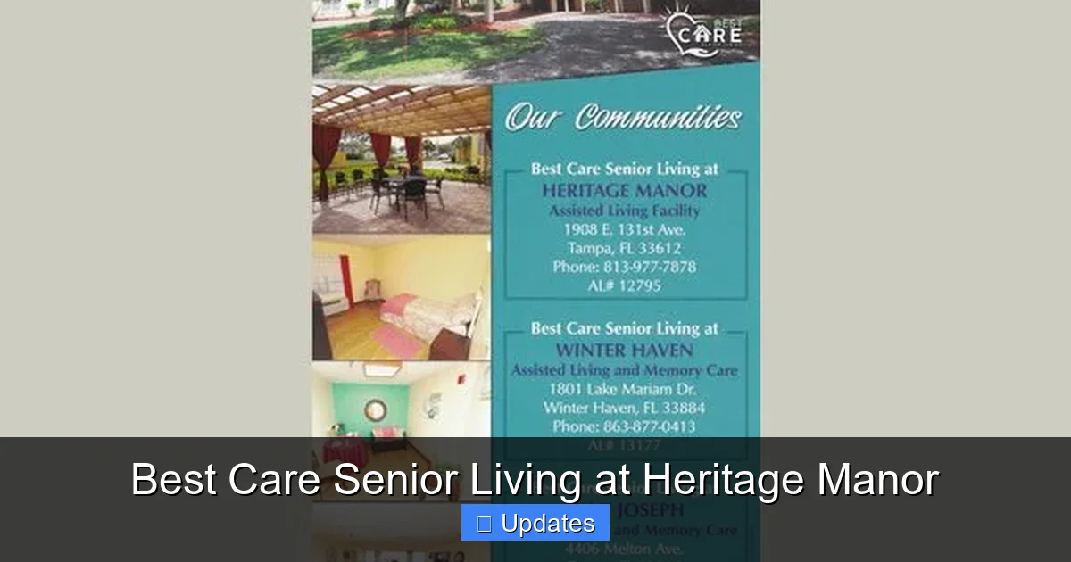 Best Care Senior Living at Heritage Manor