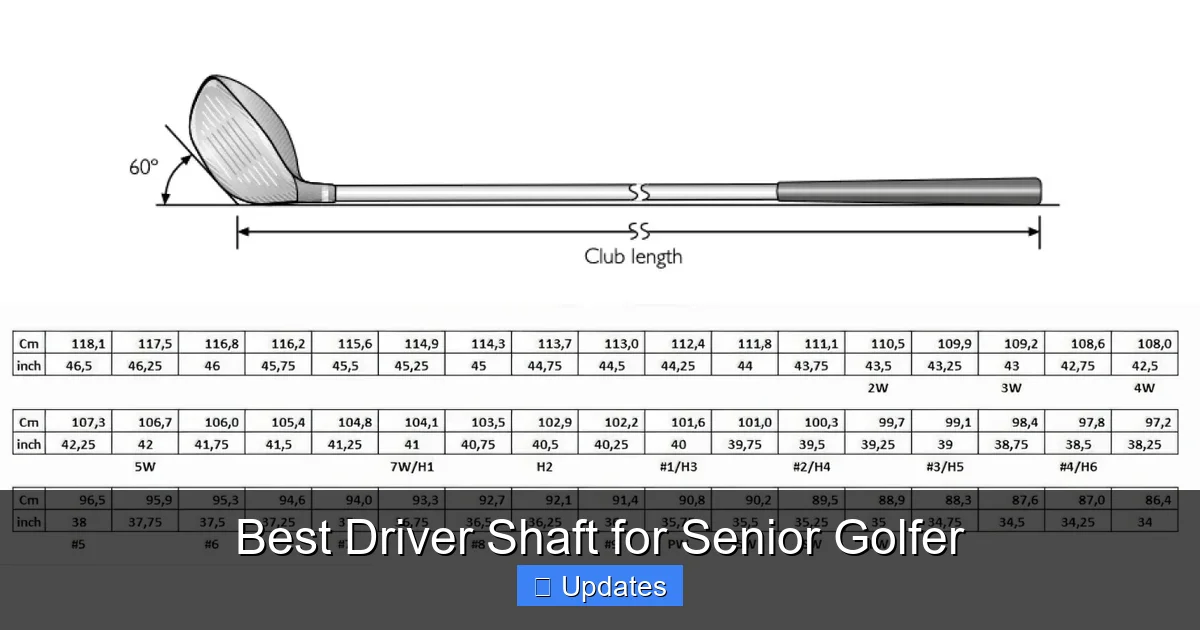 Best Driver Shaft for Senior Golfer