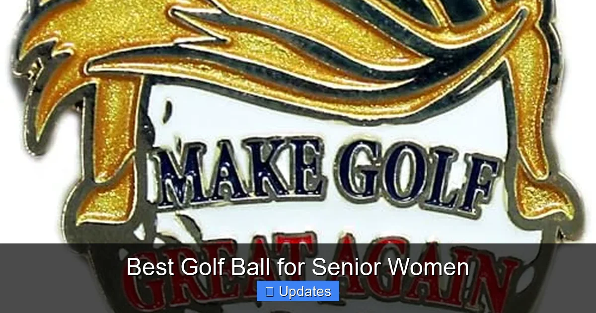 Best Golf Ball for Senior Women