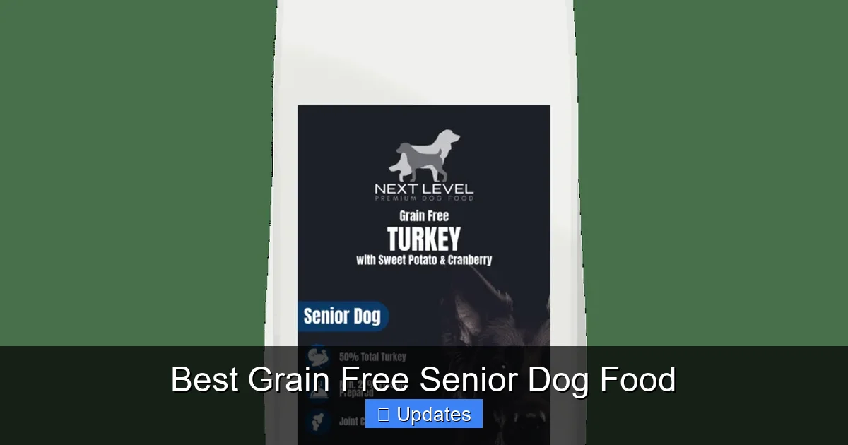 Best Grain Free Senior Dog Food