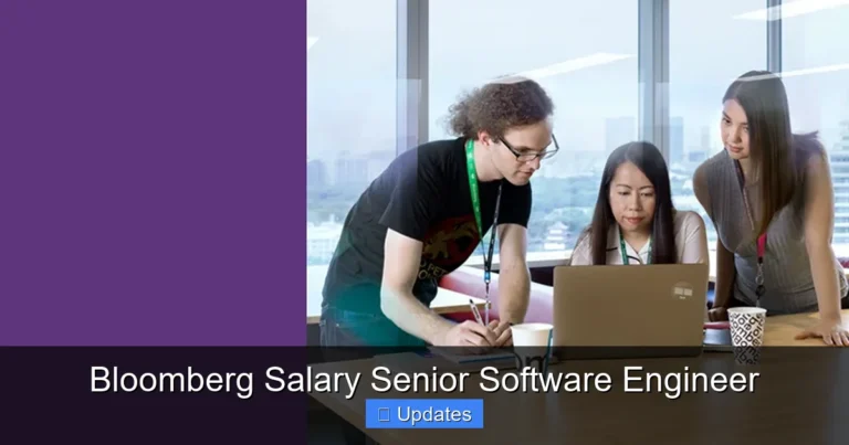 Bloomberg Salary Senior Software Engineer