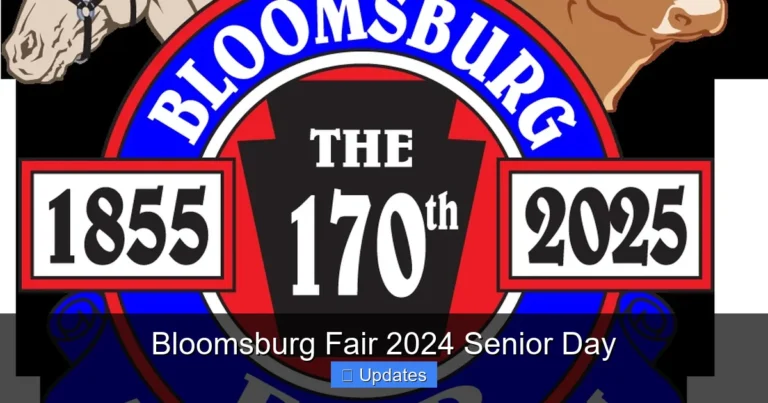 Bloomsburg Fair 2024 Senior Day
