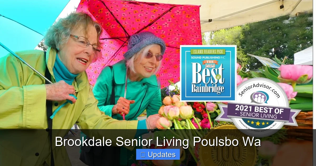 Brookdale Senior Living Poulsbo Wa