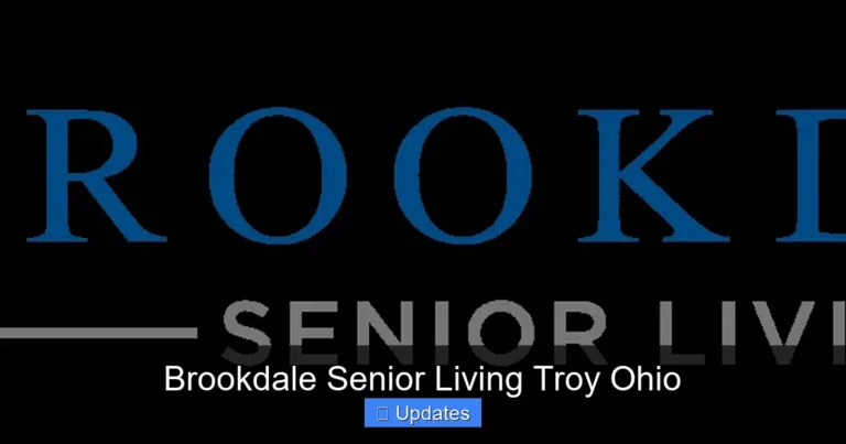 Brookdale Senior Living Troy Ohio