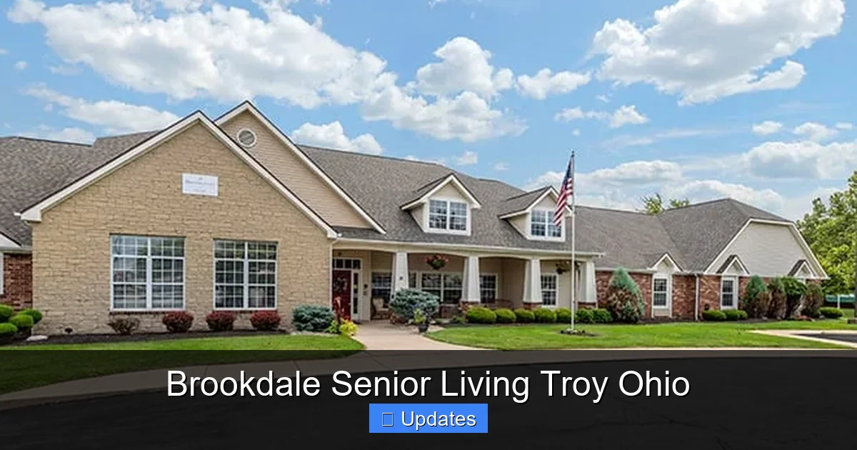 Brookdale Senior Living Troy Ohio