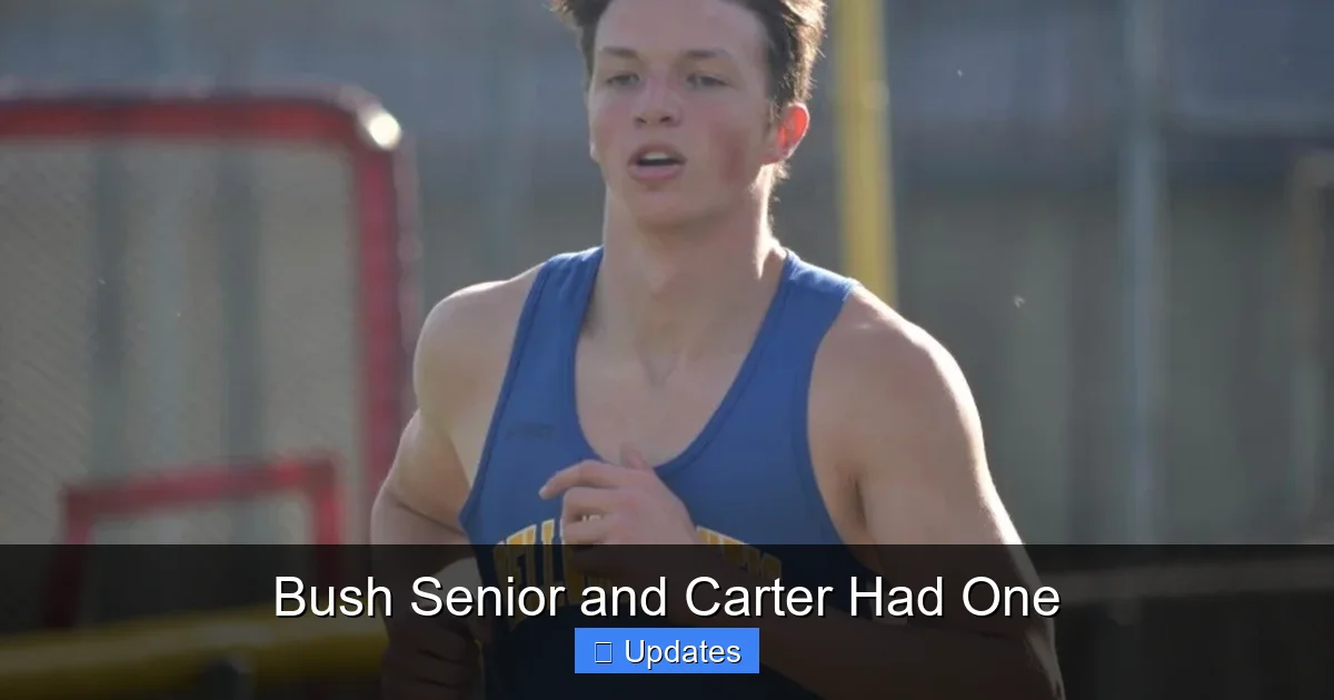 Bush Senior and Carter Had One