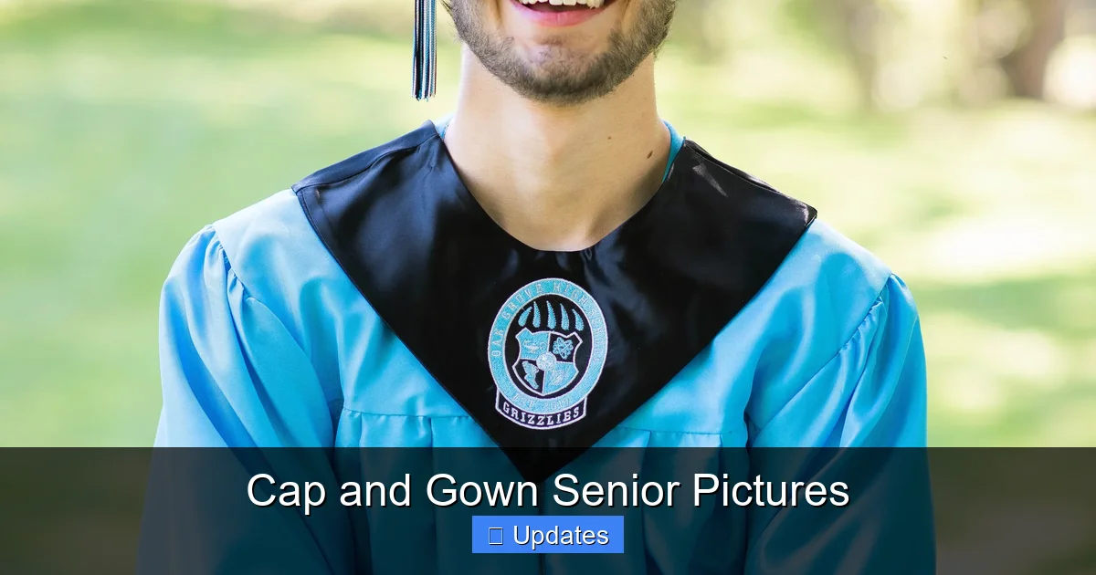 Cap and Gown Senior Pictures