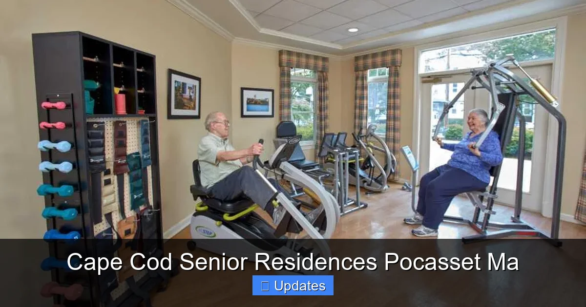 Cape Cod Senior Residences Pocasset Ma