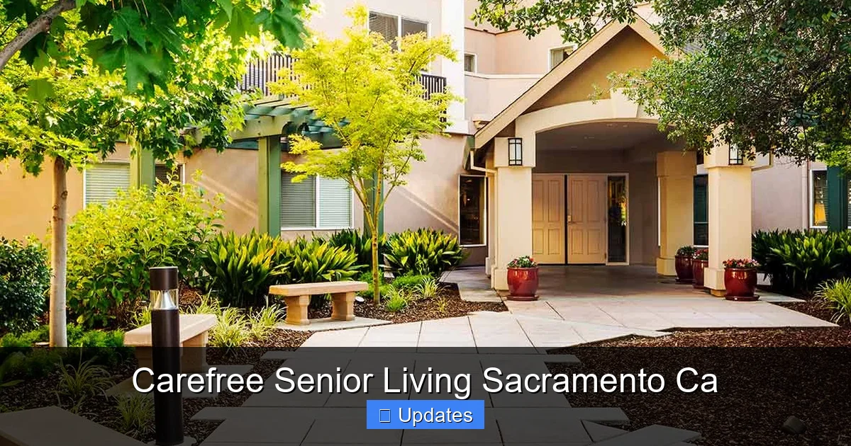 Carefree Senior Living Sacramento Ca