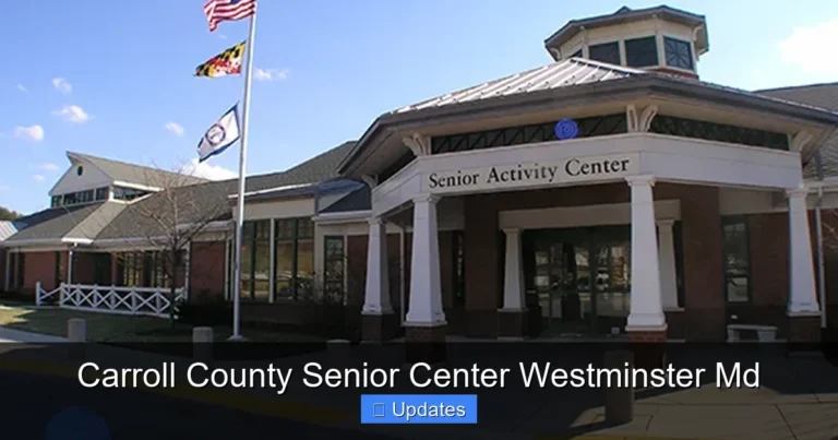 Carroll County Senior Center Westminster Md