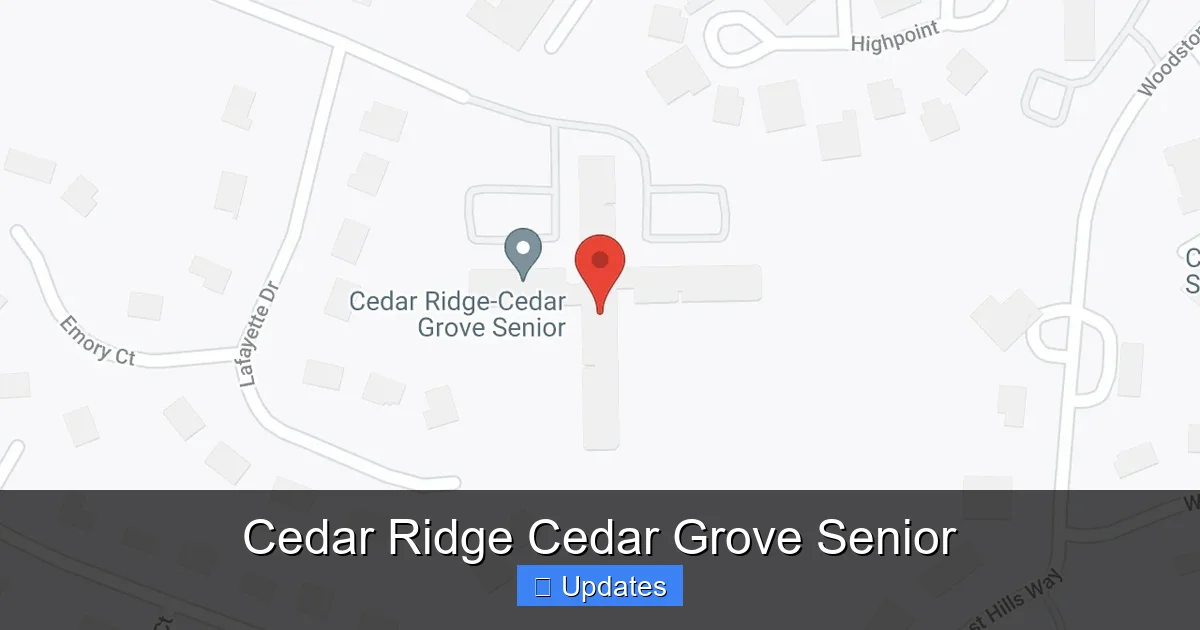 Cedar Ridge Cedar Grove Senior