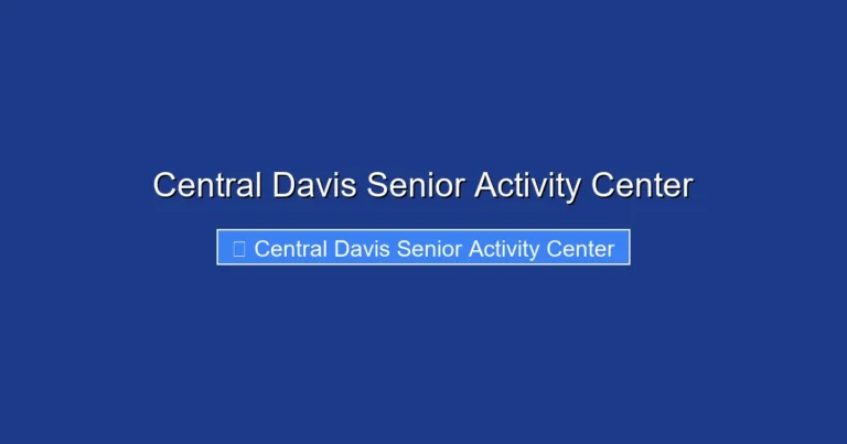 Central Davis Senior Activity Center