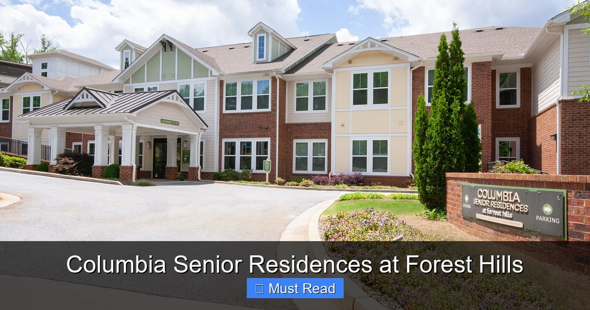 Columbia Senior Residences at Forest Hills