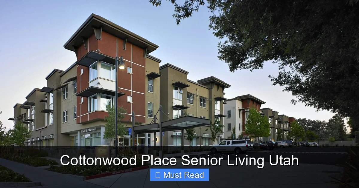 Cottonwood Place Senior Living Utah