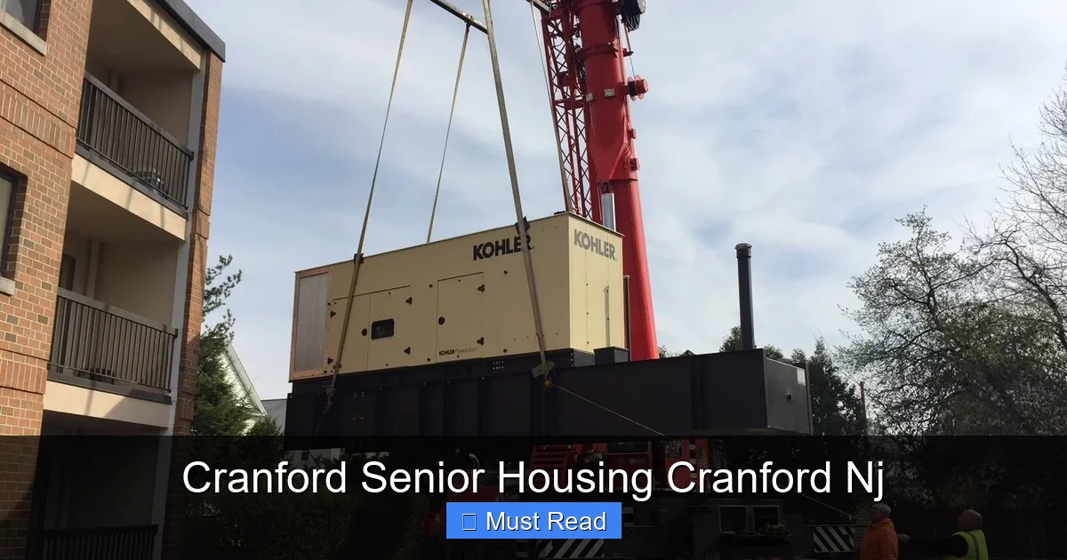 Cranford Senior Housing Cranford Nj