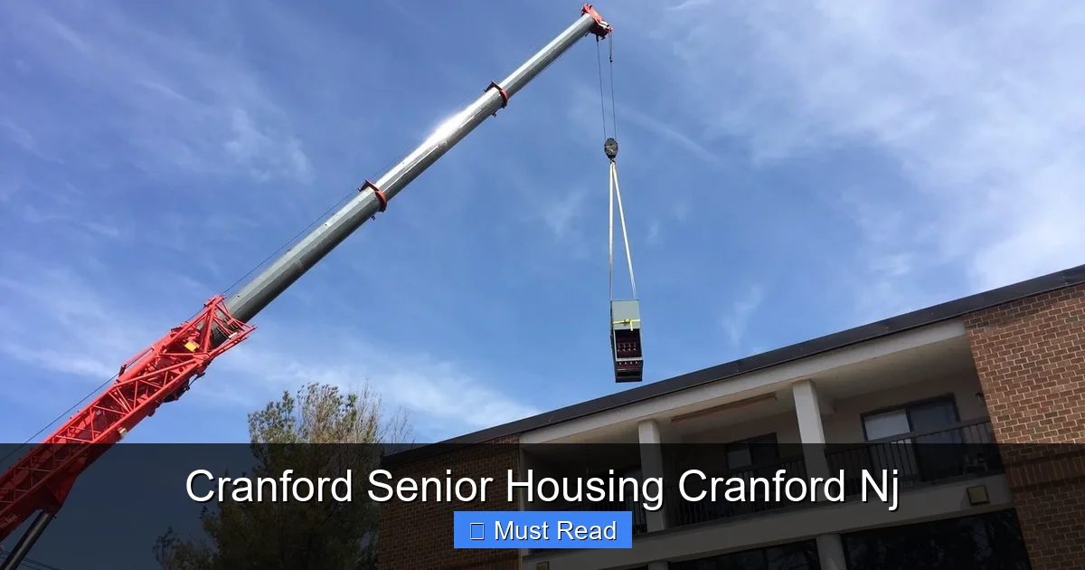 Cranford Senior Housing Cranford Nj