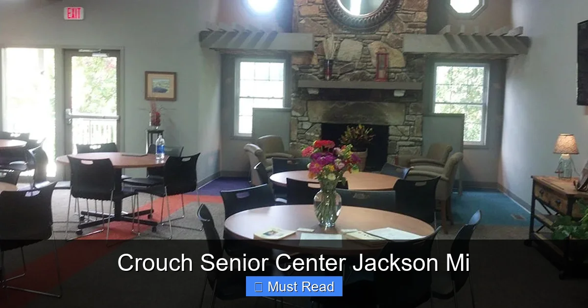 Crouch Senior Center Jackson Mi