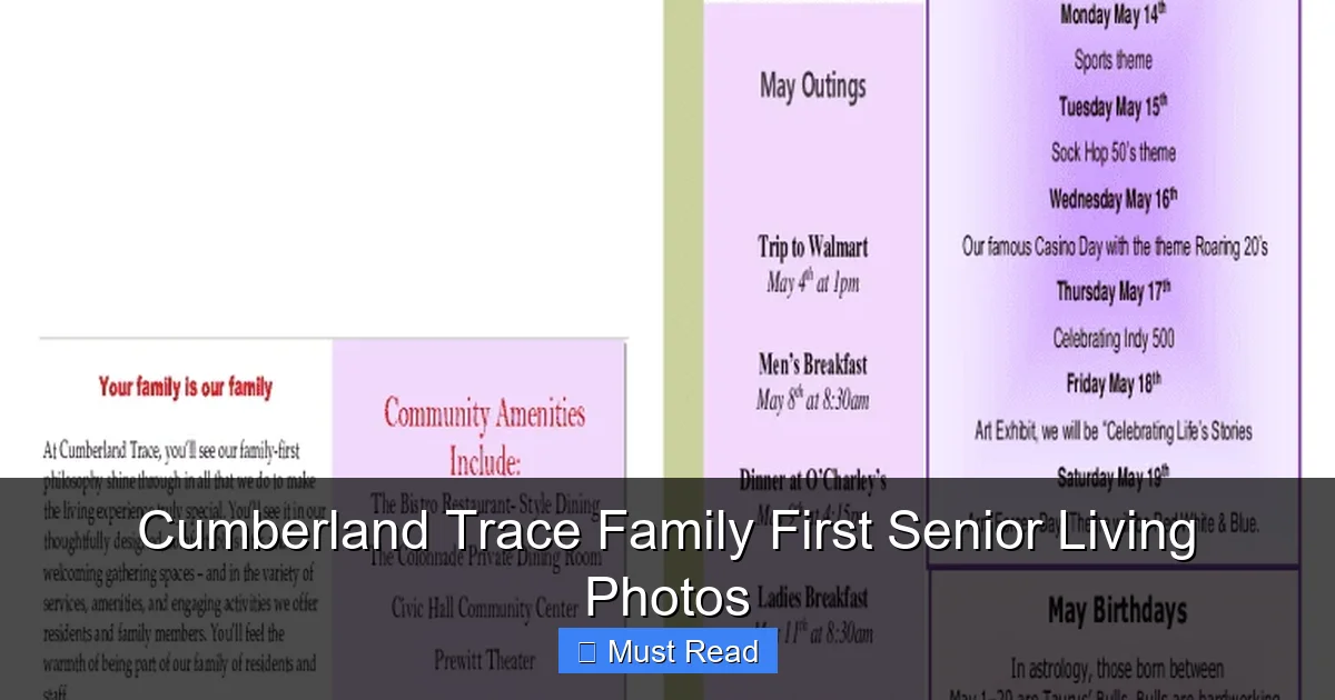 Cumberland Trace Family First Senior Living Photos