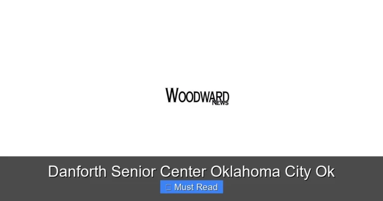 Danforth Senior Center Oklahoma City Ok