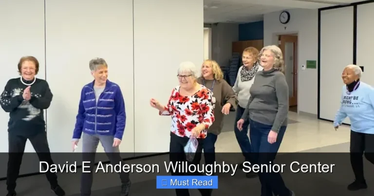 David E Anderson Willoughby Senior Center