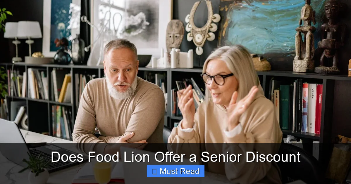 Does Food Lion Offer a Senior Discount