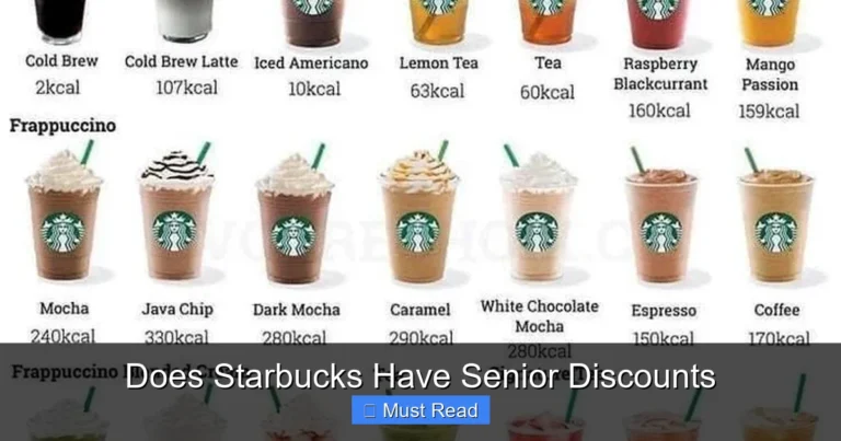 Does Starbucks Have Senior Discounts
