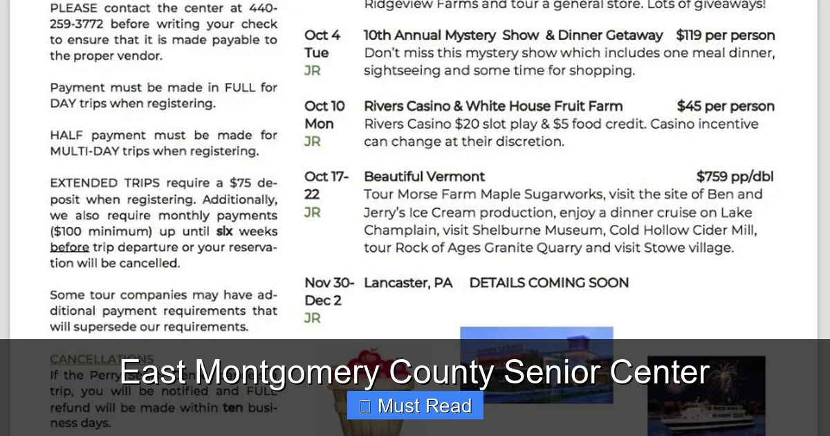 East Montgomery County Senior Center