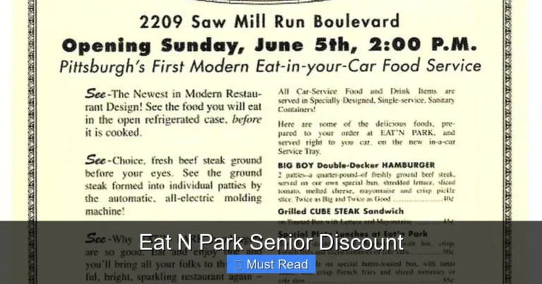 Eat N Park Senior Discount
