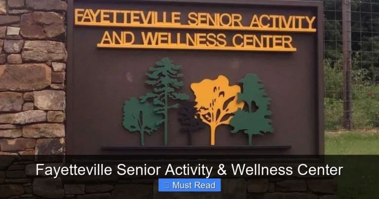 Fayetteville Senior Activity & Wellness Center