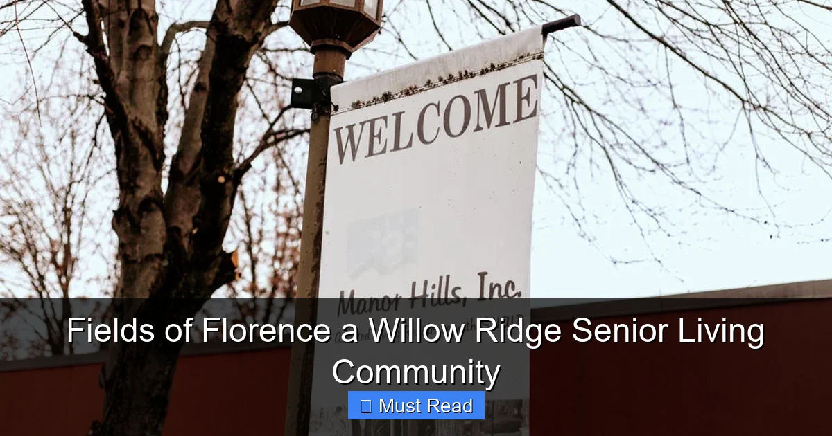 Fields of Florence a Willow Ridge Senior Living Community