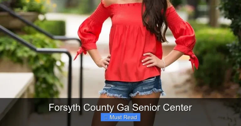 Forsyth County Ga Senior Center