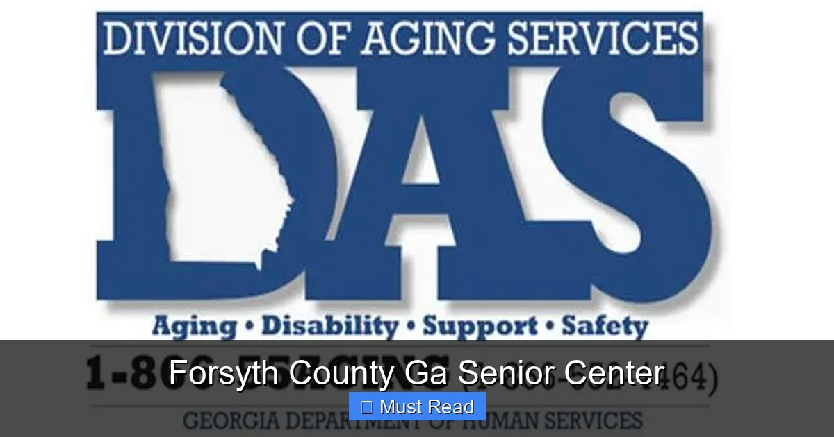 Forsyth County Ga Senior Center