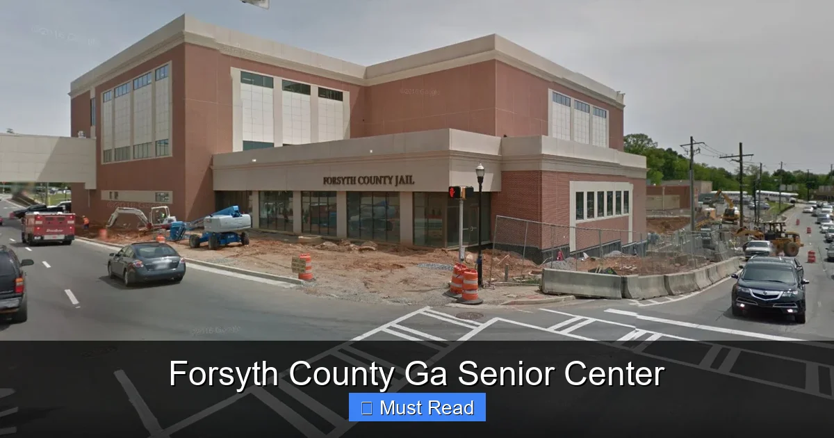 Forsyth County Ga Senior Center