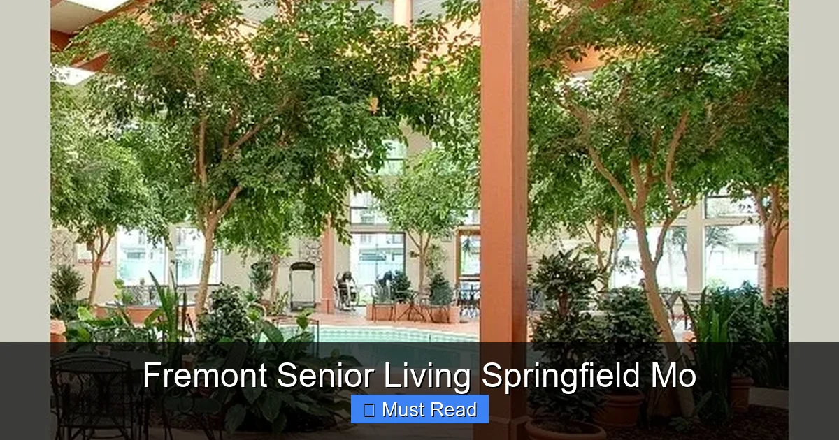Fremont Senior Living Springfield Mo