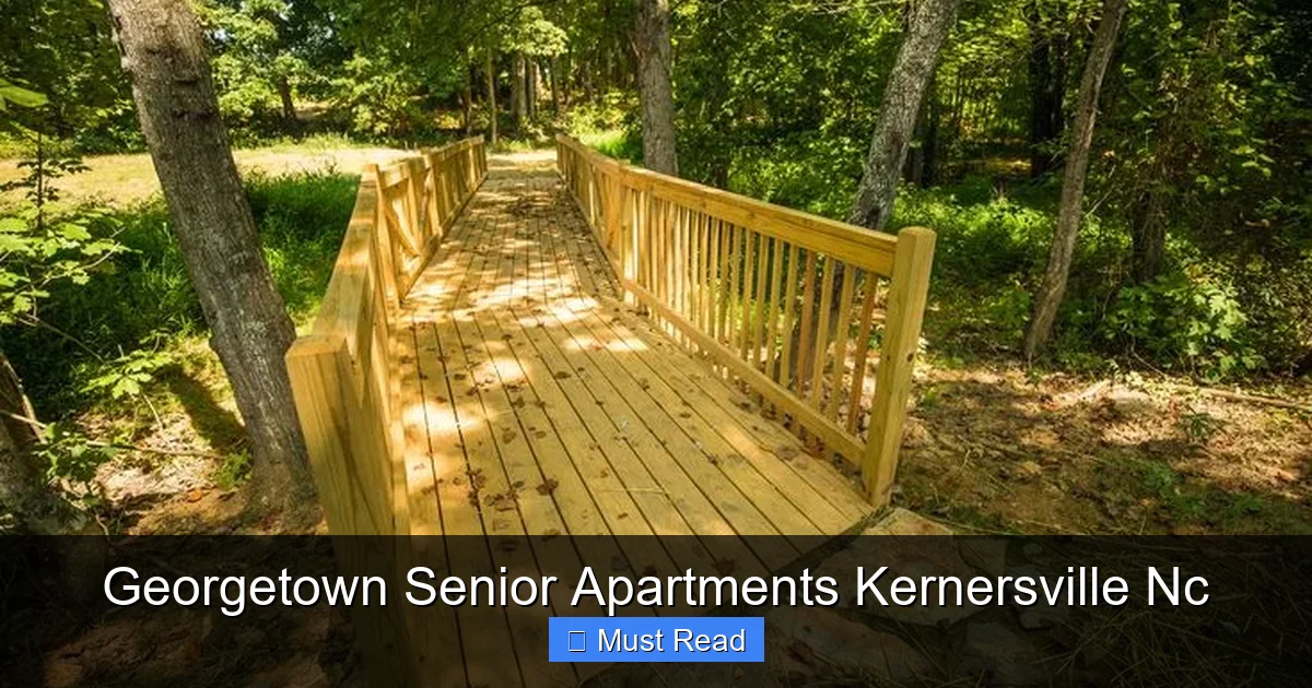 Georgetown Senior Apartments Kernersville Nc