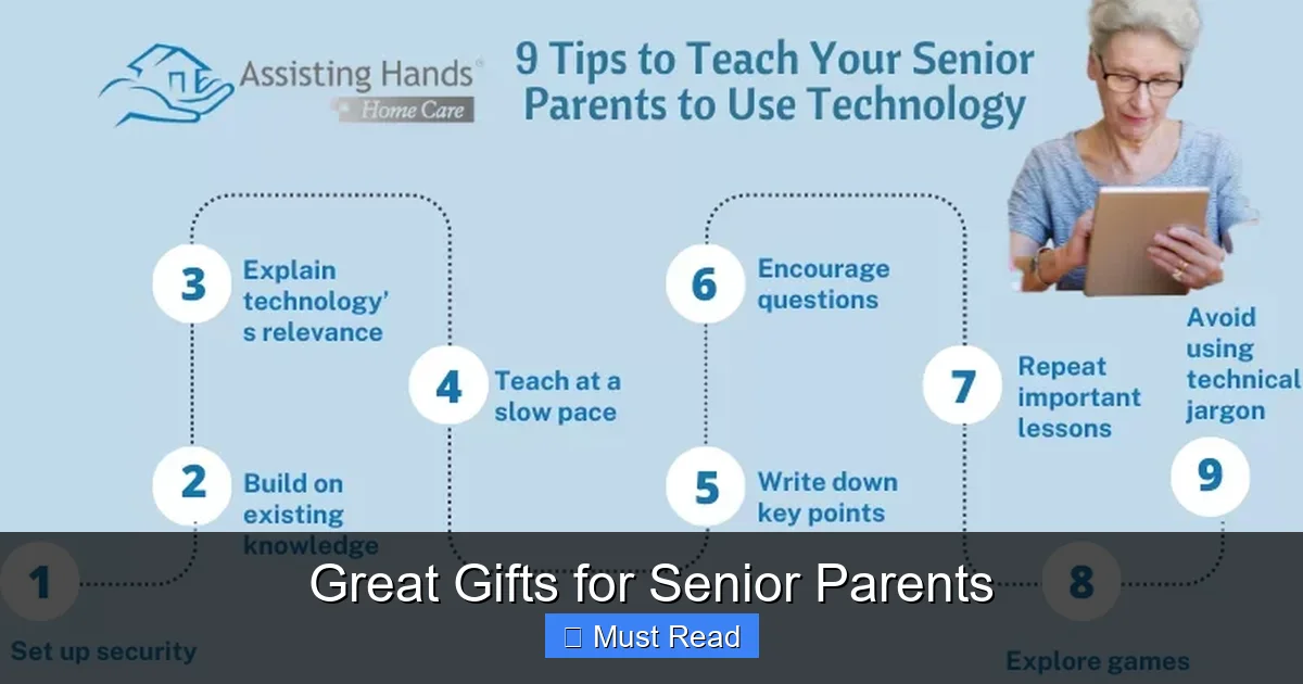 Great Gifts for Senior Parents