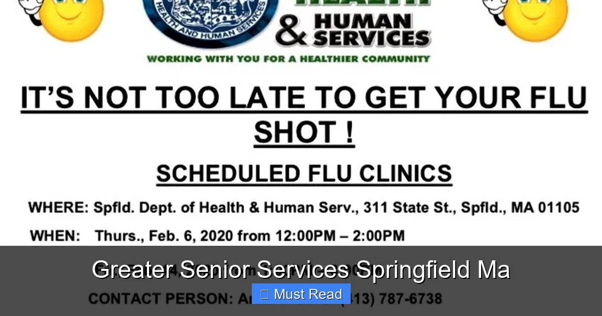 Greater Senior Services Springfield Ma