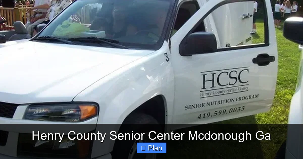 Henry County Senior Center Mcdonough Ga