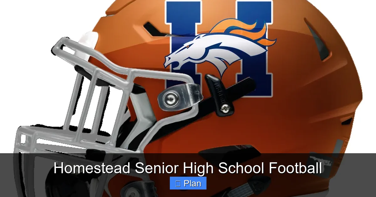 Homestead Senior High School Football