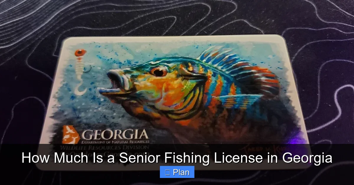 How Much Is a Senior Fishing License in Georgia