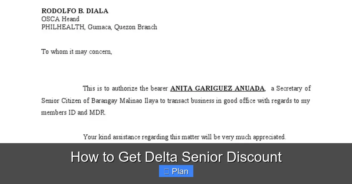 How to Get Delta Senior Discount