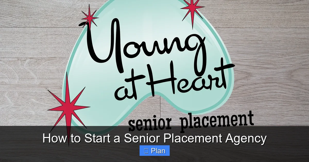 How to Start a Senior Placement Agency