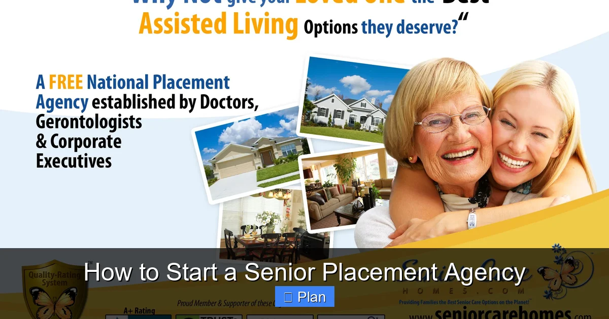 How to Start a Senior Placement Agency
